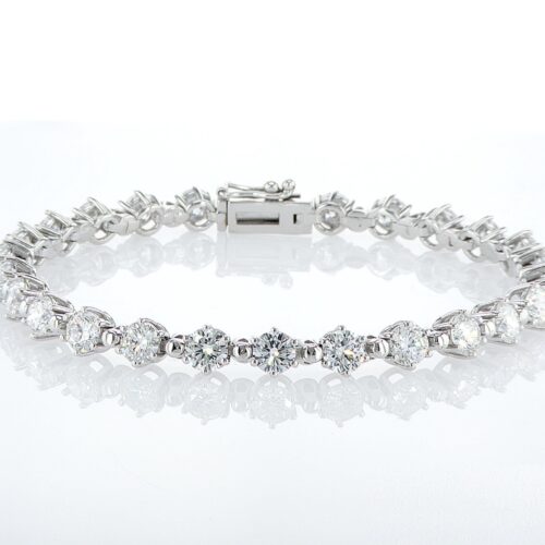 צמידי טניס דגם Eden - זהב לבן